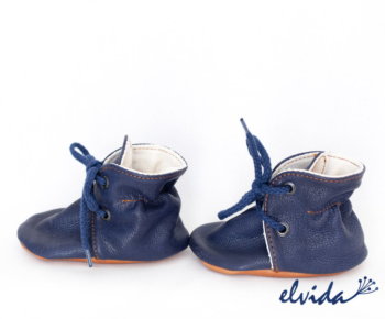 Baby Lederschuhe - Canna von Behrens - Blau - Produktbild 1