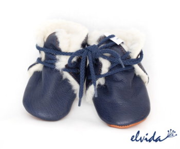 Baby Lederschuhe - Lana von Behrens - Blau - Produktbild 1