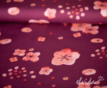 Bio Baumwollstoff Cherry Blossoms - Produktbild 1