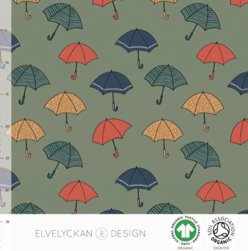 Bio Jerseystoff Regenschirm - Produktbild 1