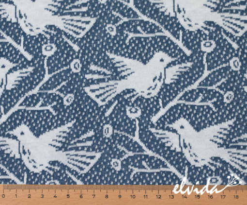 Bio Jacquardstoff Birdie - Produktbild 1