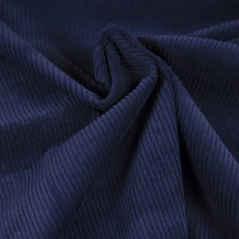 Cordstoff Breitcord kobalt - Produktbild 1