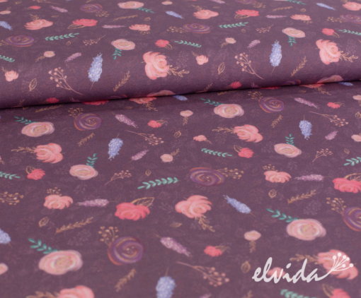 Bio Jerseystoff Ballerina Blüten - Produktbild 1