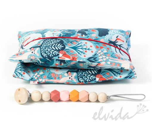 Bio Wickeltasche Windeltasche Waldtiere - Produktbild 1