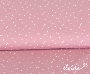 Jerseystoff Dreiecke rosa - Produktbild 1