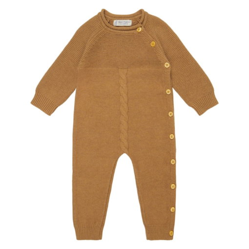 Baby Bio Strickoverall Yaci caramel von Sense Organics
