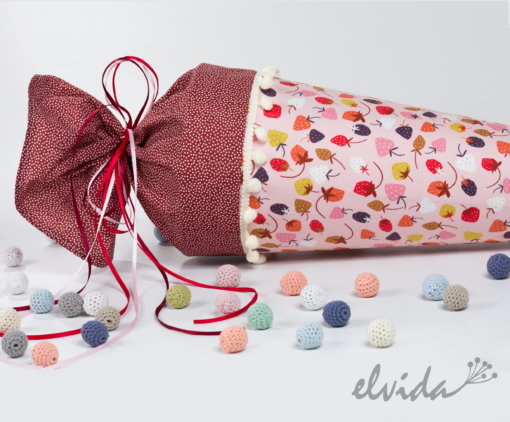 Zuckertüte Schultüte Erdbeerkind - Produktbild 1