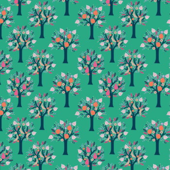 Baumwollstoff Tulum Trees - Produktbild 1
