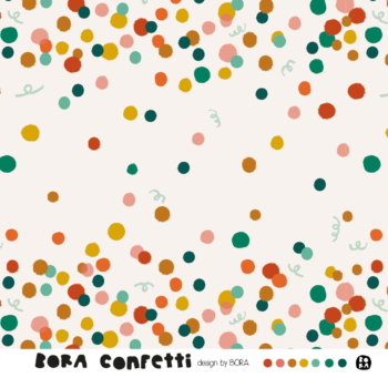Bio Jerseystoff Bora Confetti - Produktbild 1