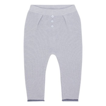Pablo Babyleggings Glattstrick grau von Sense Organics