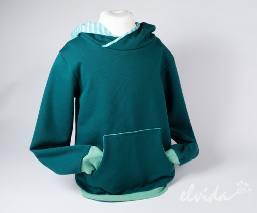 Bio Hoodie Streifen - Produktbild 1