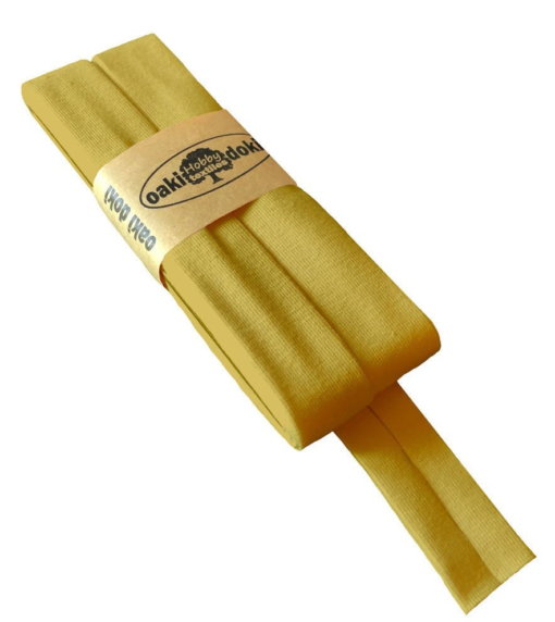 Schrägband Jersey senf - Produktbild 1