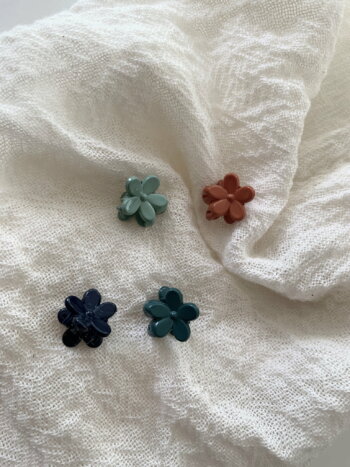 Haarclip Blume Farbmix 1 von Leo et Lea