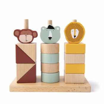 Holz Stapel-Spiel mit Tieren von Trixie