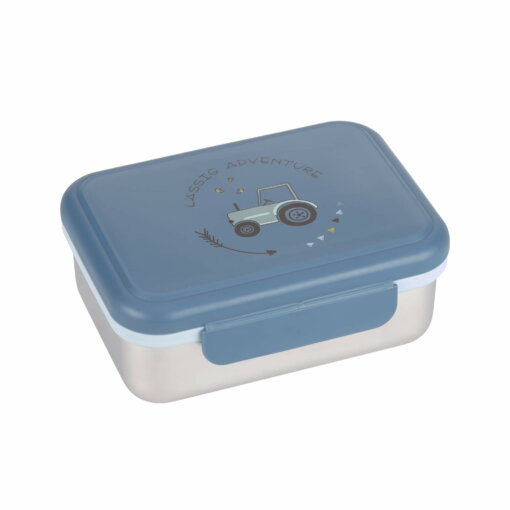 Kinder Brotdose Edelstahl - Lunchbox, Adventure Traktor