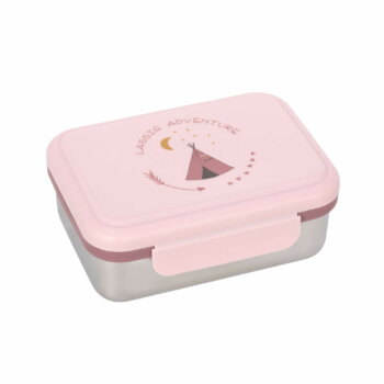 Kinder Brotdose Edelstahl - Lunchbox, Adventure Tipi von Lässig