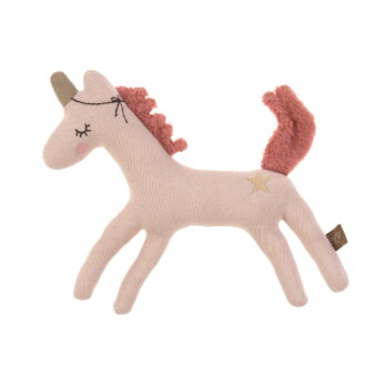 Kuscheltier mit Rassel & Knisterpapier - Knitted Toy, More Magic Horse von Lässig