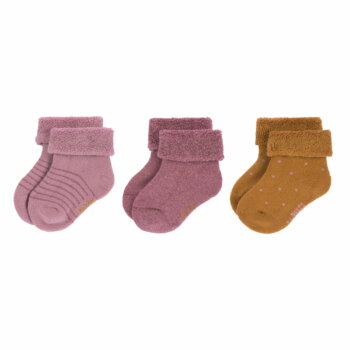 Babysocken (3er-Pack) - Newborn Socks, Rosewood von Lässig