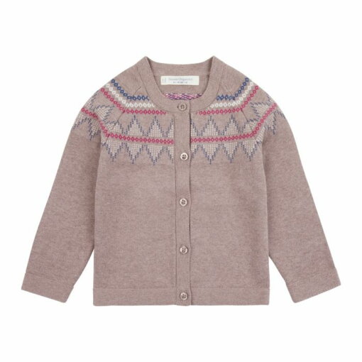Bio Strickjacke für Mädchen Ova von Sense Organics