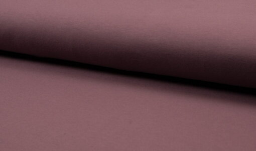 Bio Jerseystoff uni mauve - Produktbild 1