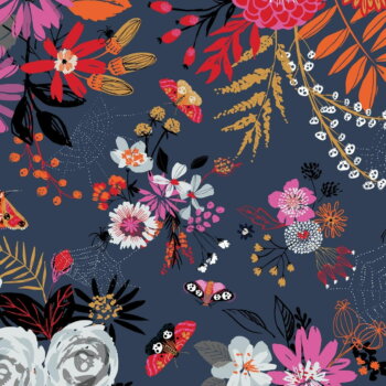 Baumwollstoff Full Moon by Helen Black - Produktbild 1