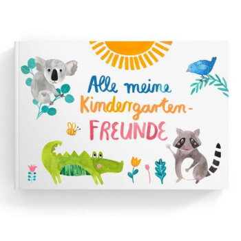 Freundebuch *Alle meine Kindergartenfreunde* für Mädchen & Junge von Frau Ottilie
