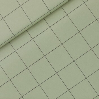 Sweatstoff French Terry Thin Grid- Tea Green - Produktbild 1