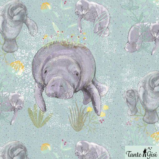 Bio Jerseystoff Manatee - Produktbild 1