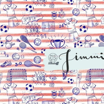 Bio Jerseystoff Fussball Jimmi - Produktbild 1