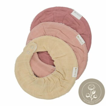 Bio Rüschenlätzchen - PASTELLBLUME - 3er Pack von Fabelab