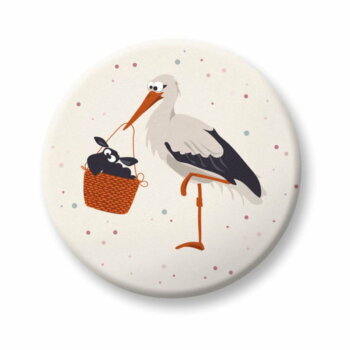 Magnet Storch Hultreich von cats on appletrees