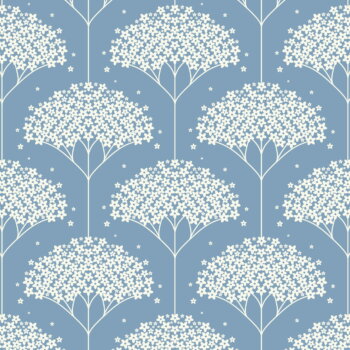 Bio Sweatstoff Elderflower blau - Produktbild 1