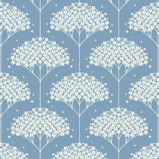 Bio Jerseystoff Elderflower blau - Produktbild 1
