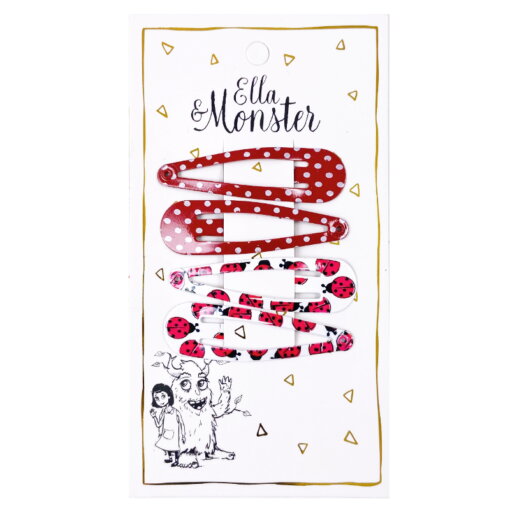 Haarspangen Lady Bird 4er Set von Ella&Monster