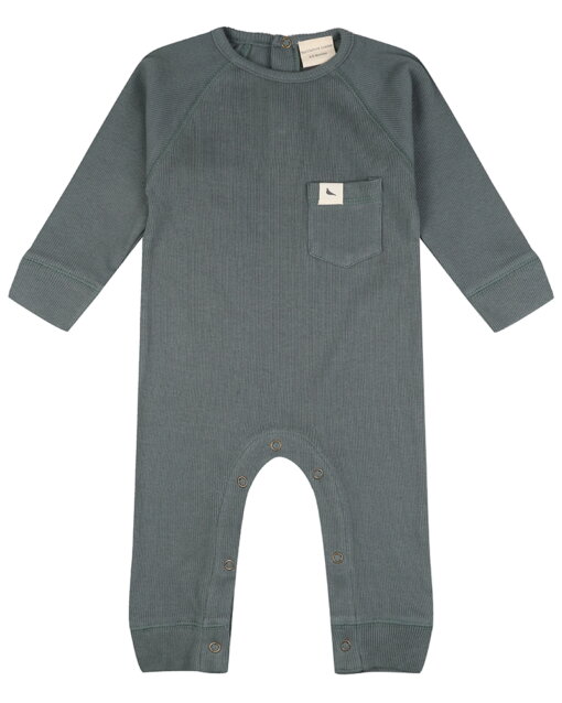 Bio Ripp-Overall Stahlblau von Turtledove