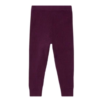 Bio Strickleggins YUMA in aubergine von Sense Organic