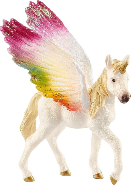 70577 Geflügeltes Regenbogeneinhorn, Fohlen von Bayala Schleich®
