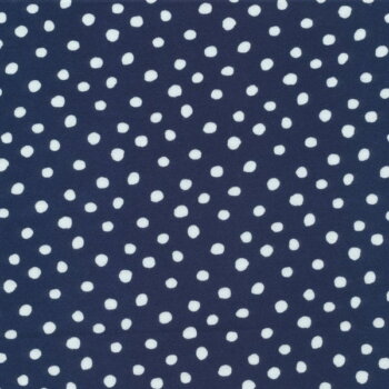 Bio Jerseystoff Punkte blau - Produktbild 1