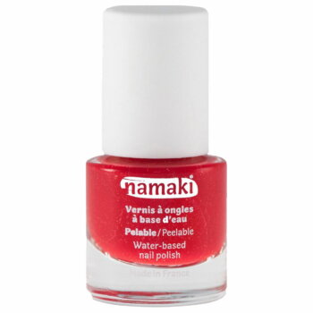 Nagellack Kirschrot für Kinder abziehbar und auf wasserbasis von Namaki