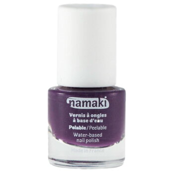 Nagellack Pflaume für Kinder abziehbar und auf wasserbasis von Namaki