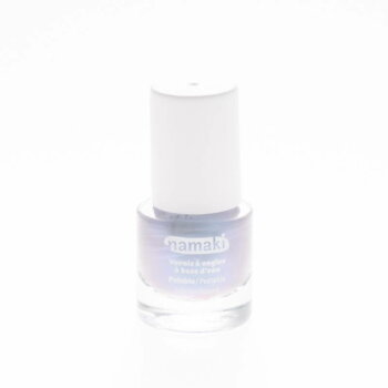 Nagellack Blau Silber für Kinder abziehbar und auf wasserbasis von Namaki