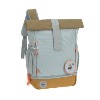 Kindergartenrucksack Rolltop - Nature, Hellblau von Lässig