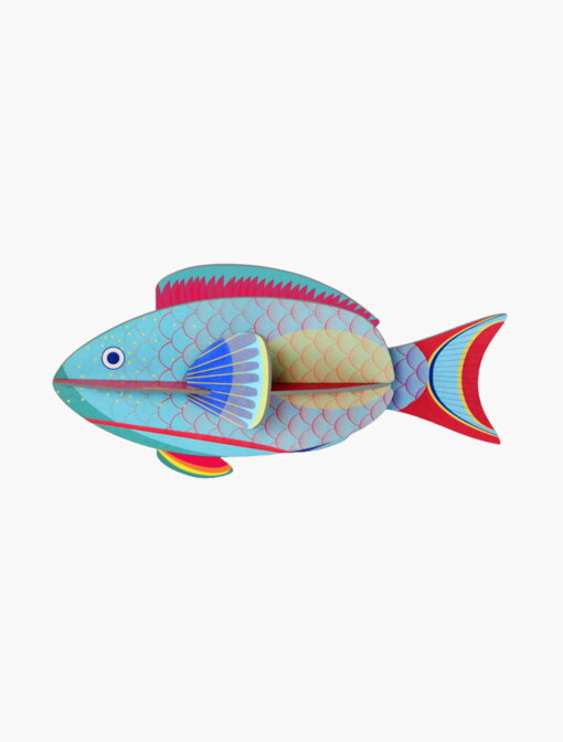 Wandkunst Bastelset "Parrot Fish" von studio ROOF