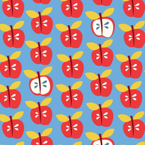 Bio Jerseystoff Apple - Produktbild 1