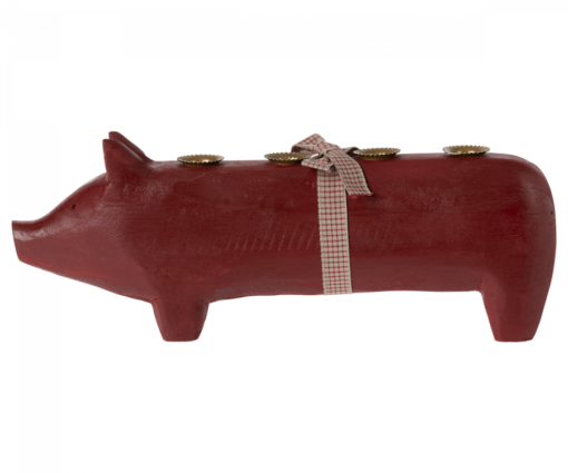 Holzschwein, Groß - Rot von Maileg