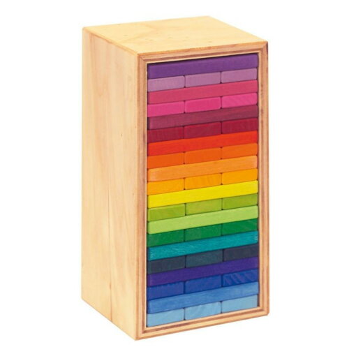 Bauplättchen „Turm im Kasten“ 60 Teile, 20 versch. Farben von Nic