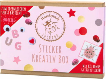 Sticker Set, Bastelset Kinder, über 500 Sticker von Lulubug