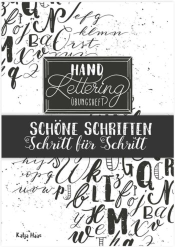 Handlettering Übungsheft Buch vom Helmut Lingen Verlag