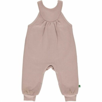 Bio Latzhose Sweat -Spencer in der Farbe Rose Wood von Freds World