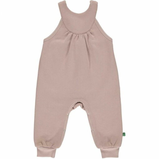 Bio Latzhose Sweat -Spencer in der Farbe Rose Wood von Freds World